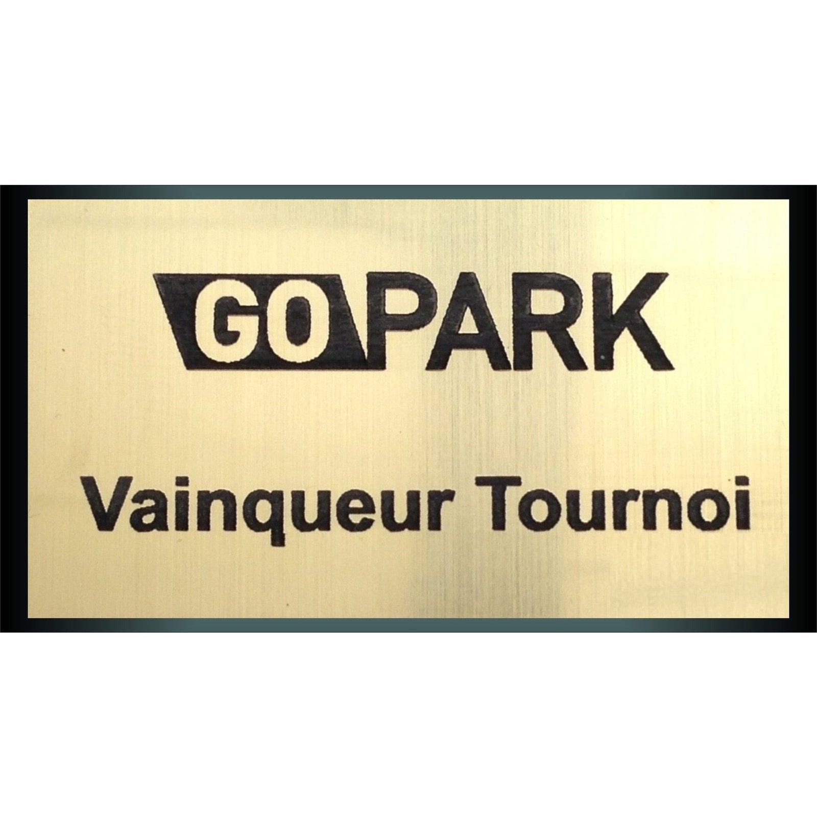 "Plaque pour trophée"