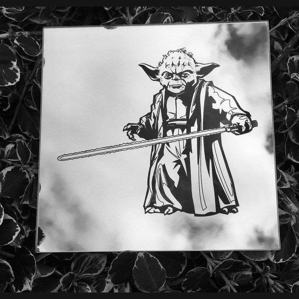 "Miroir yoda star wars"