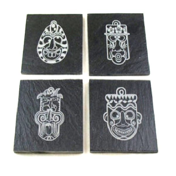 "Dessous de verre en Ardoise x4"