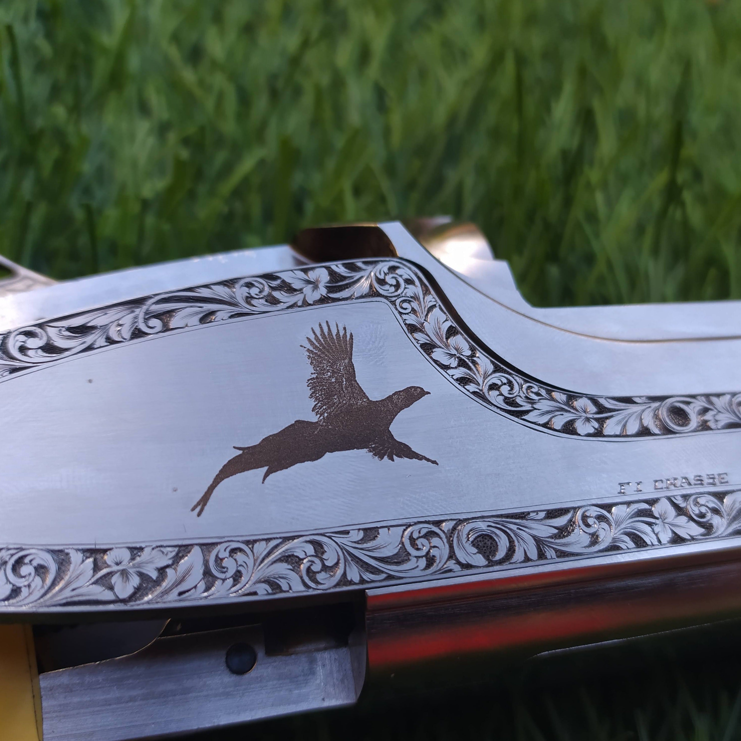 "Gravure sur armes bascule fusil laser"