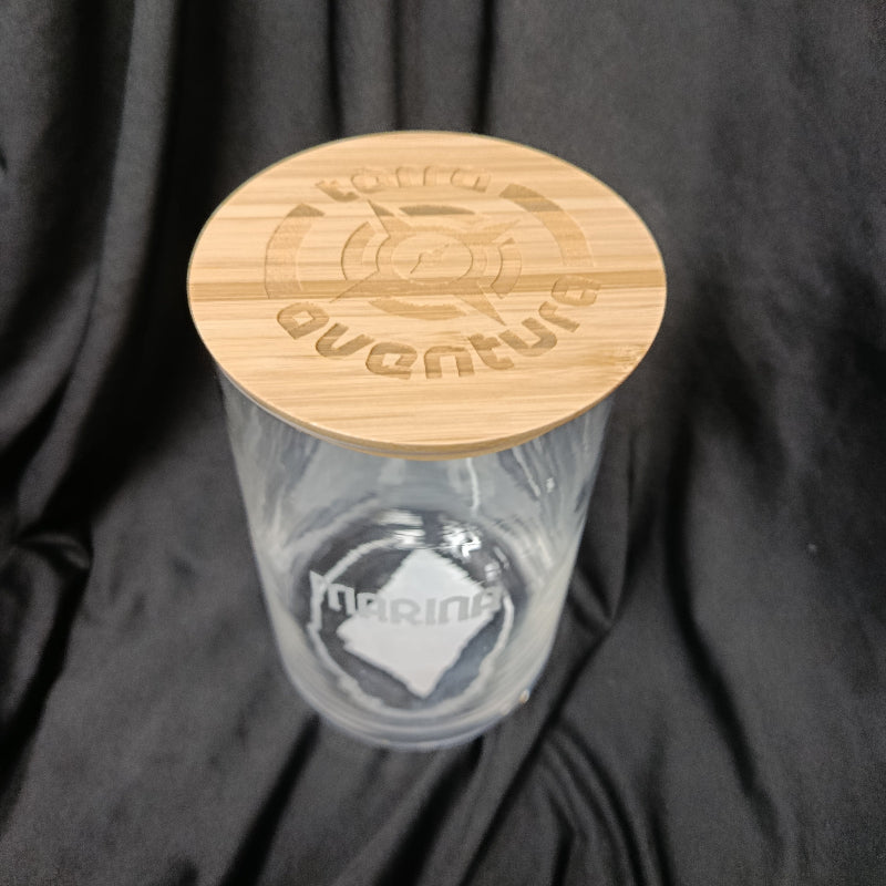 bocal verre 1 litre gravé