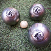 Gravure triplette boules de petanque